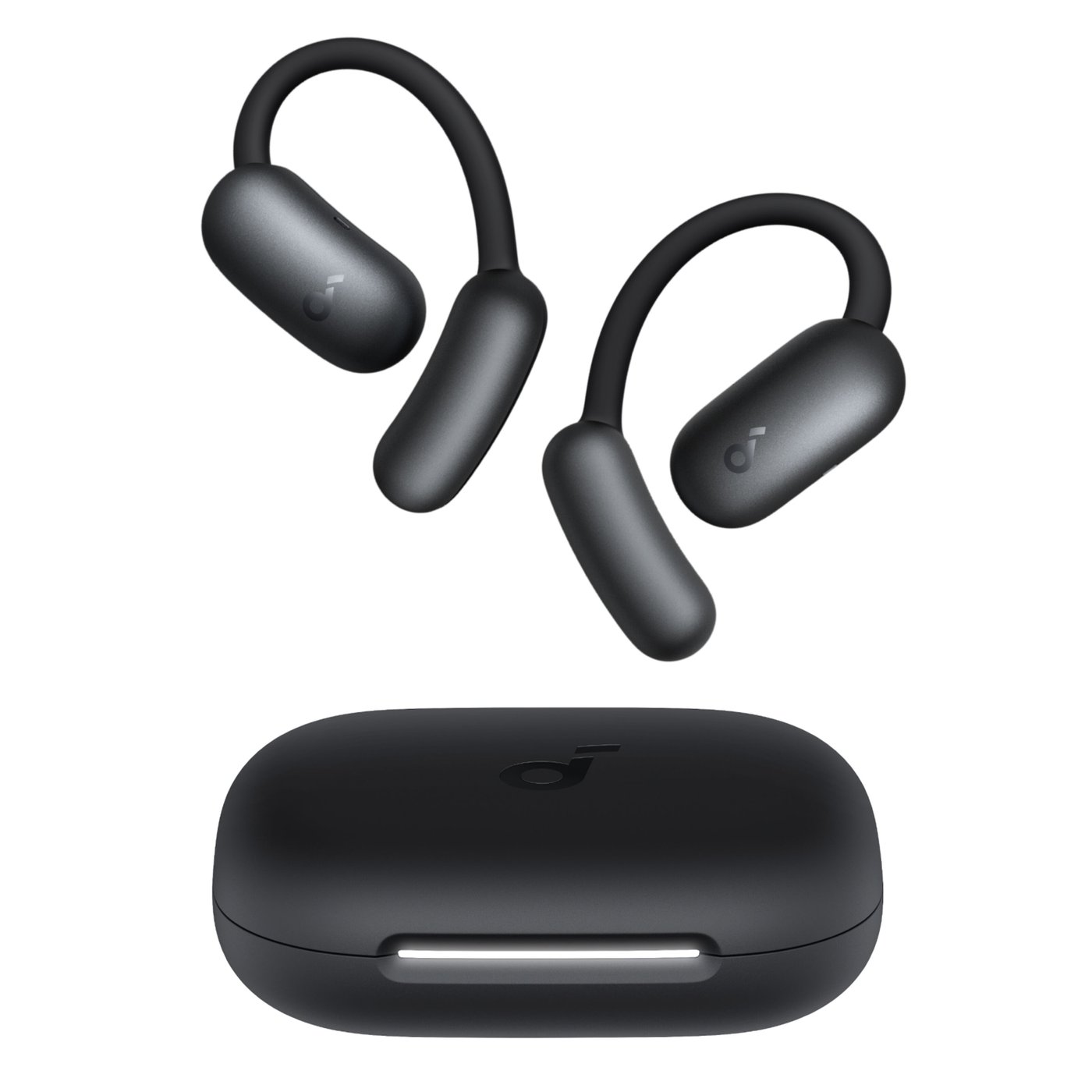 Soundcore AeroFit 2 Open-Ear hörlurar Svart