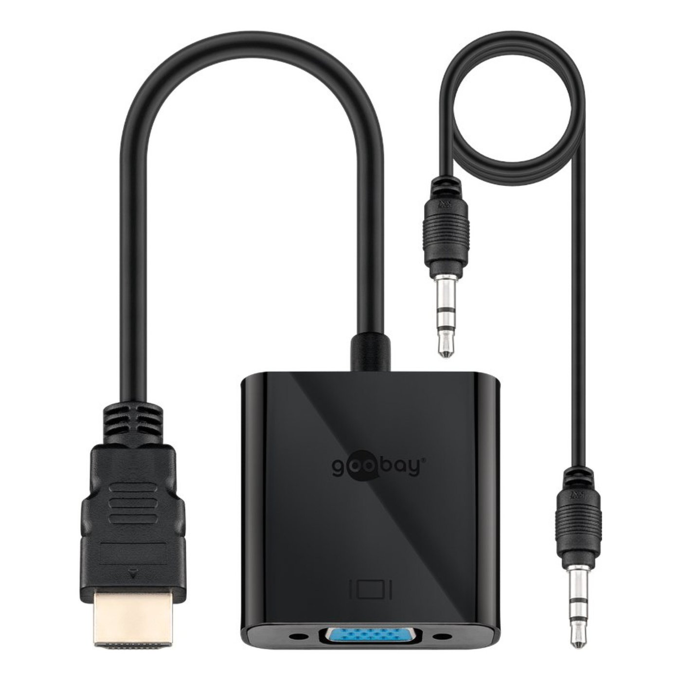 HDMI till VGA-adapter med ljud
