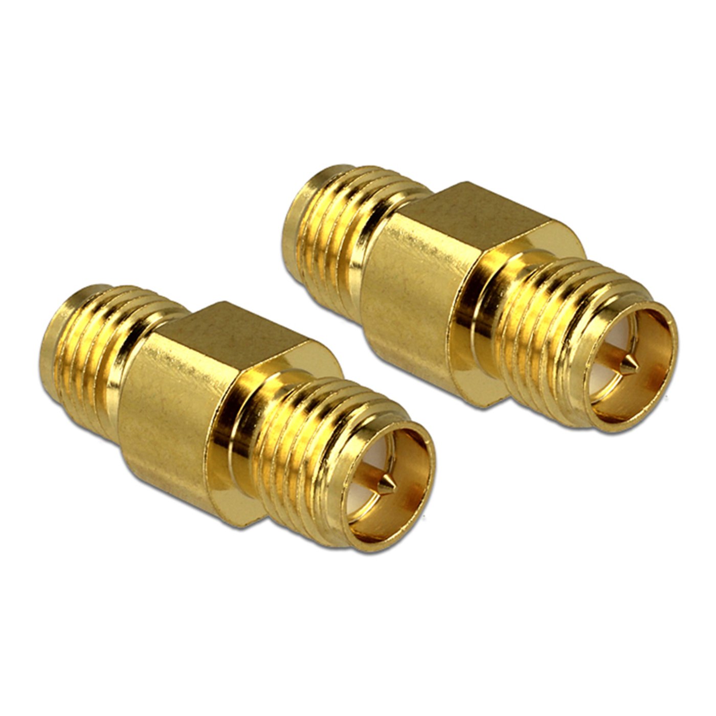 RP-SMA hona till SMA hona 2-pack
