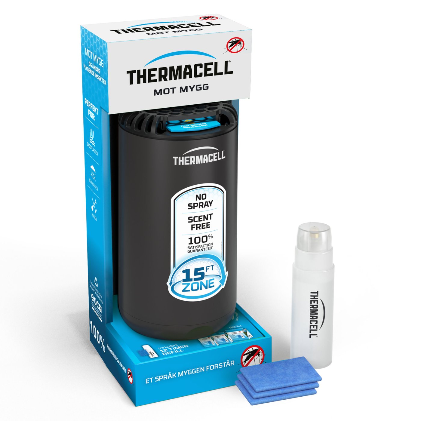 Thermacell Mini Halo Myggbeskytter Svart