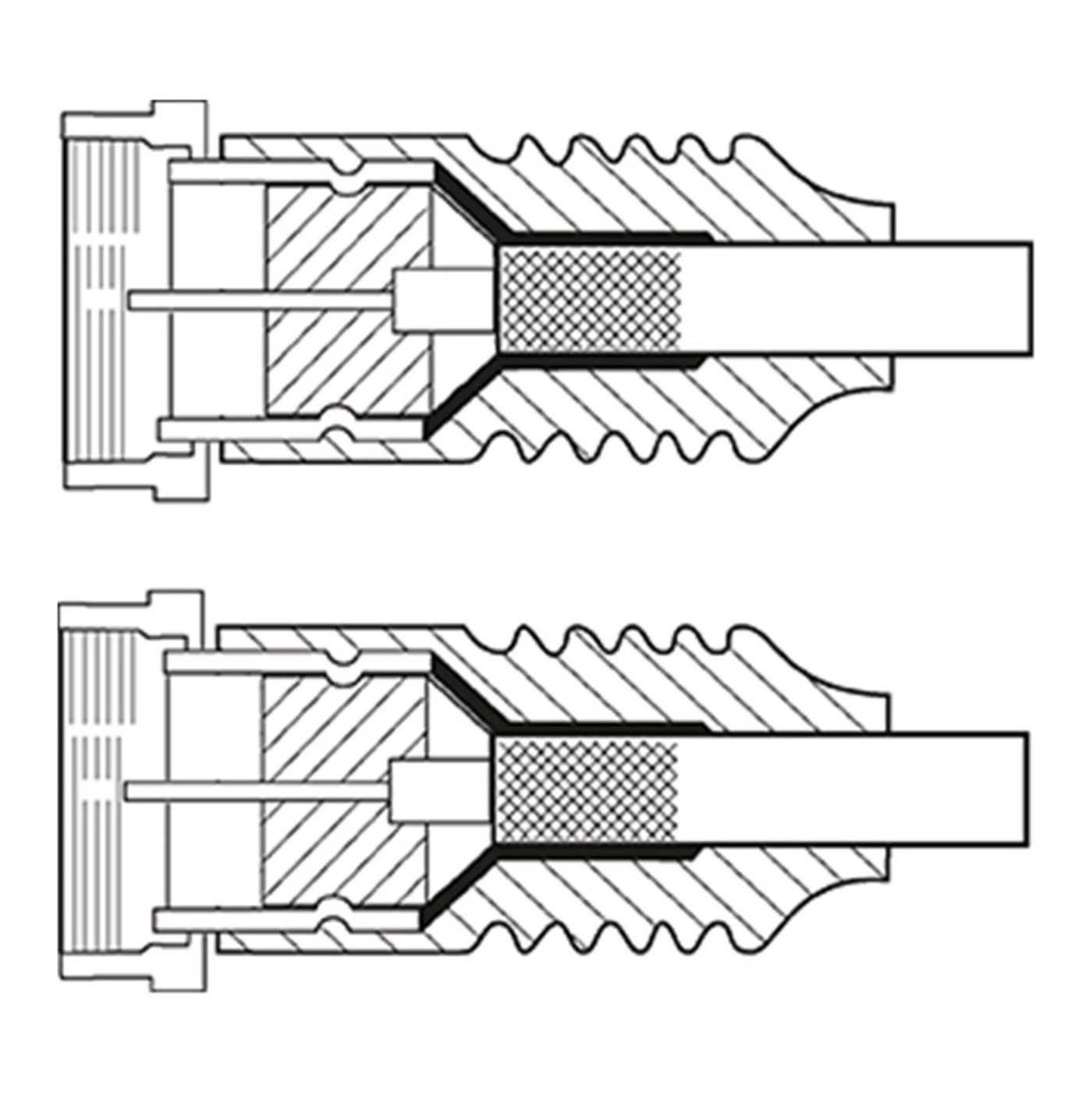 F-kabel klasse A 1 m