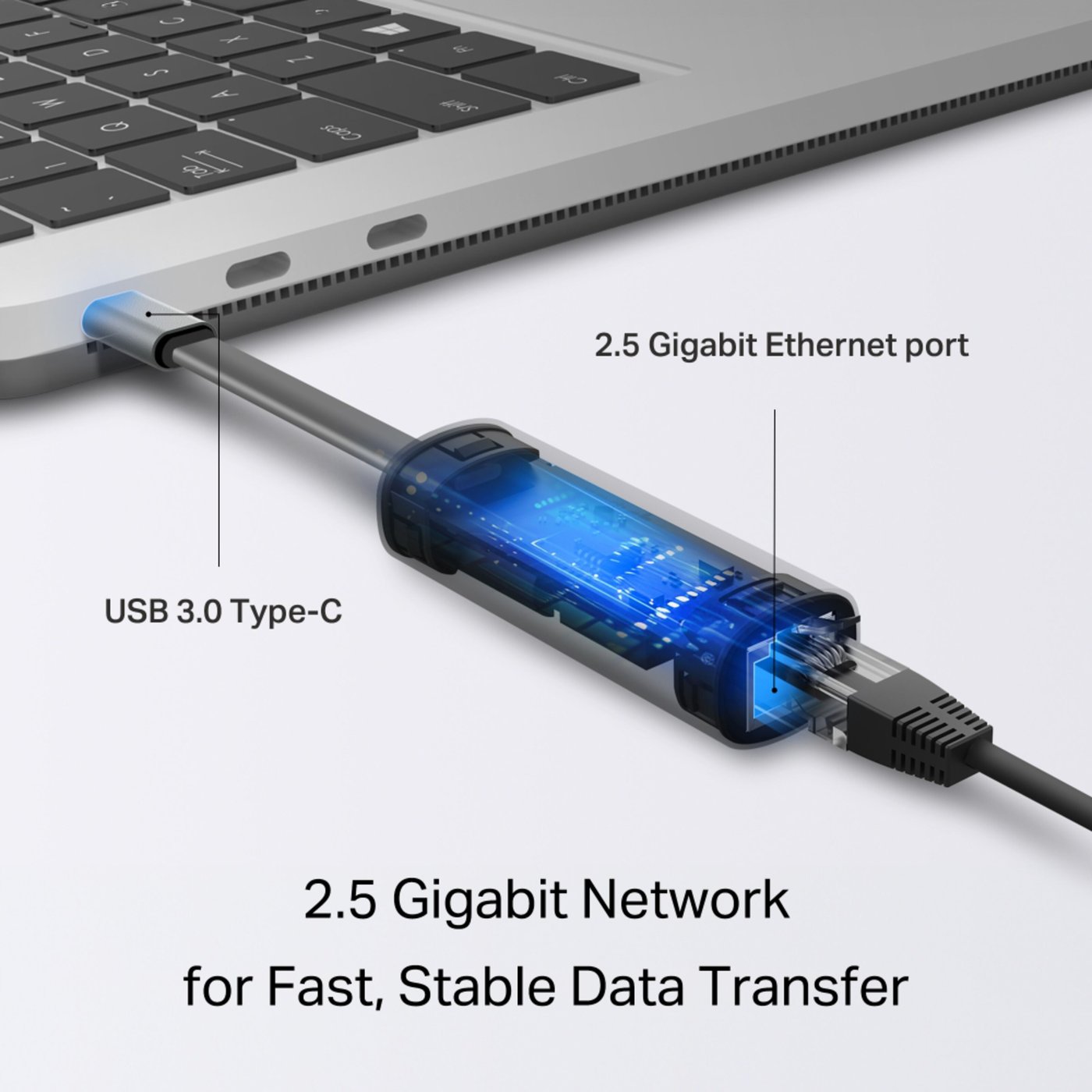 TP-link UE302C Gigabit-nätverkskort USB-C 2.5 Gb/s