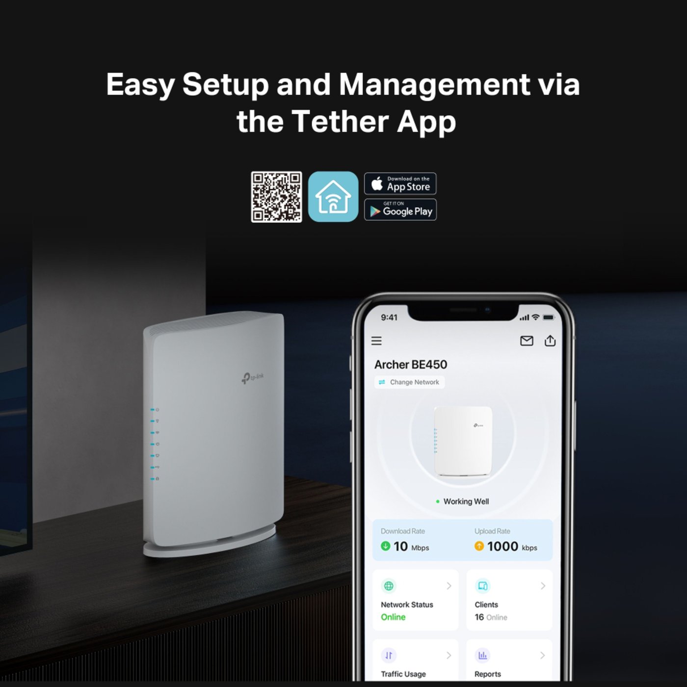 TP-link Archer BE450 Wifi 7 Ruter BE7200