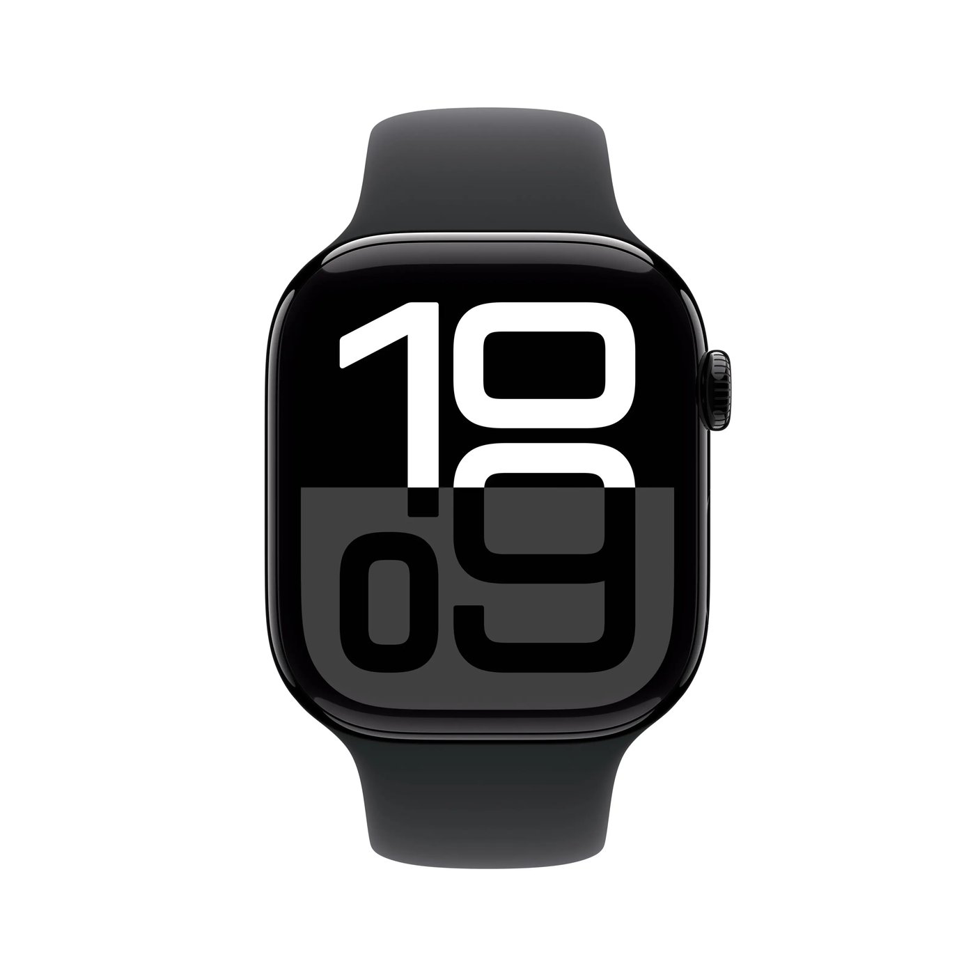 Apple Watch Series 10 GPS 46 mm Jet Black Case med Black Sport band S/M