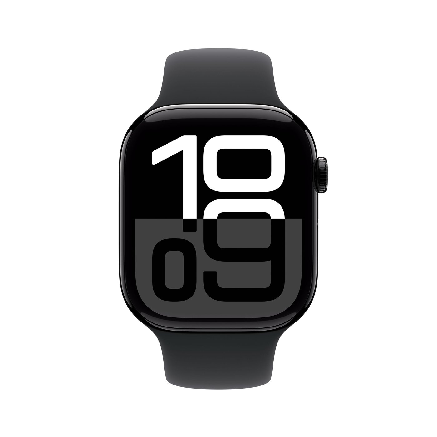 Apple Watch Series 10 GPS 46 mm Jet Black Case med Black Sport band M/L