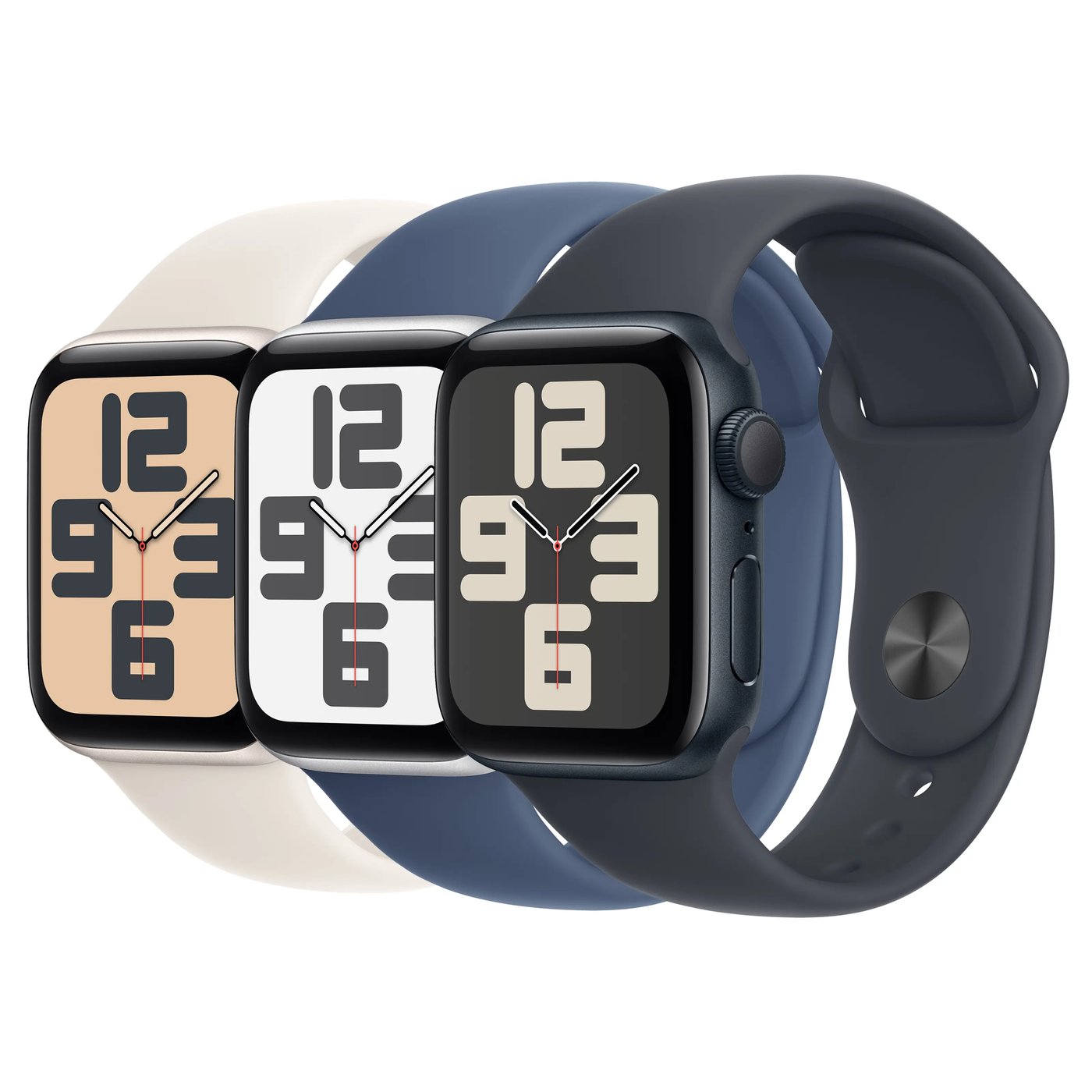 Apple Watch SE GPS 40 mm Midnight Case med Midnight Sport band S/M