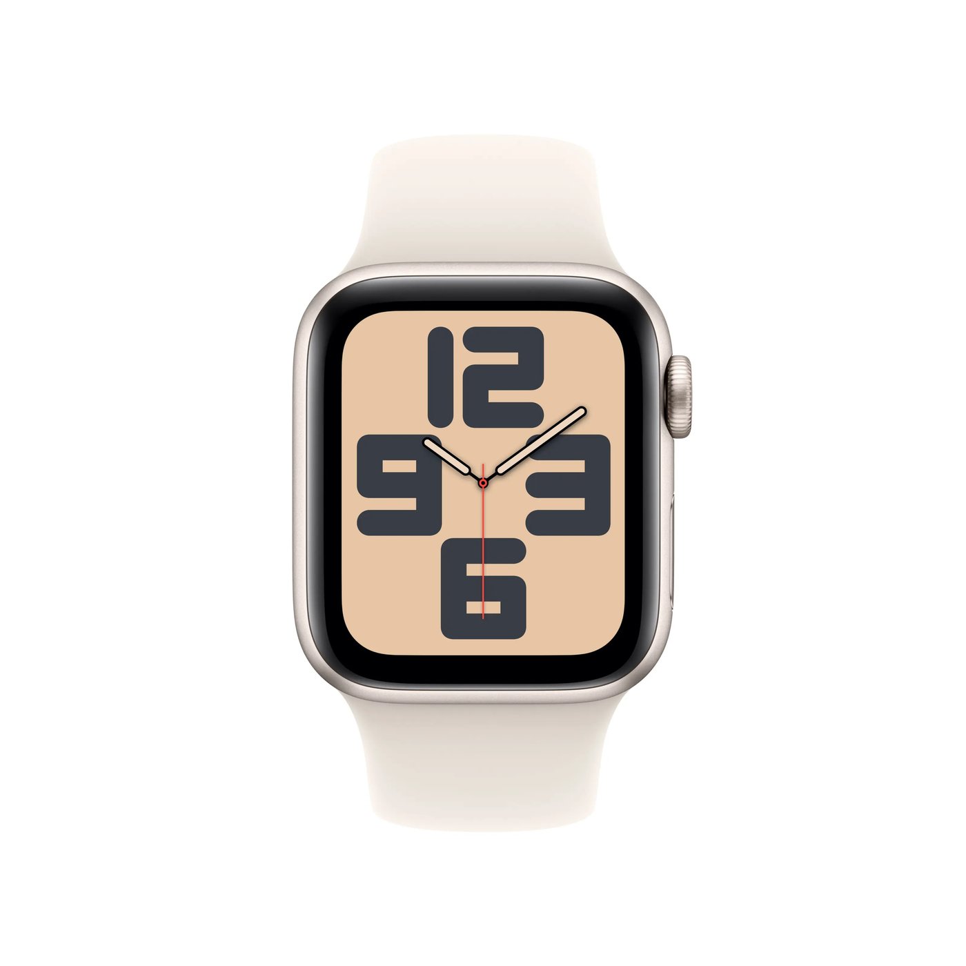 Apple Watch SE GPS 40 mm Starlight Case med Starlight Sport band M/L