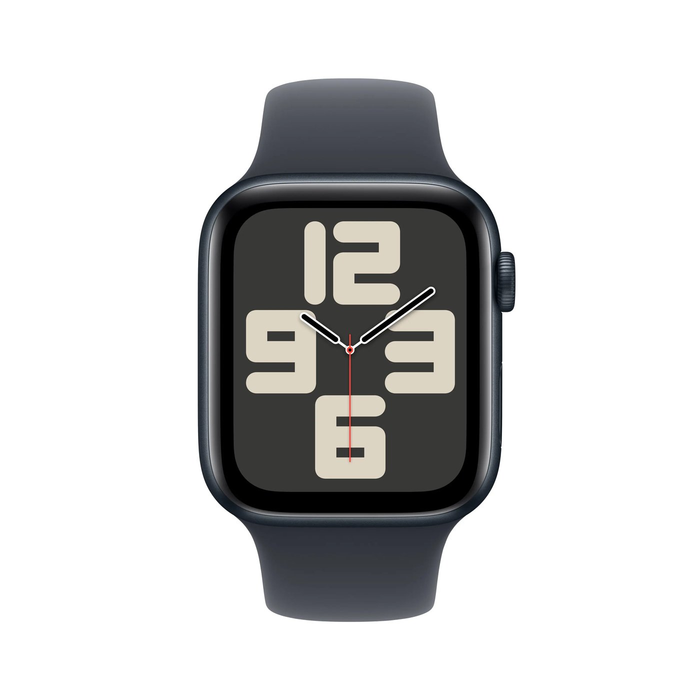 Apple Watch SE GPS 44 mm Midnight Case med Midnight Sport band M/L