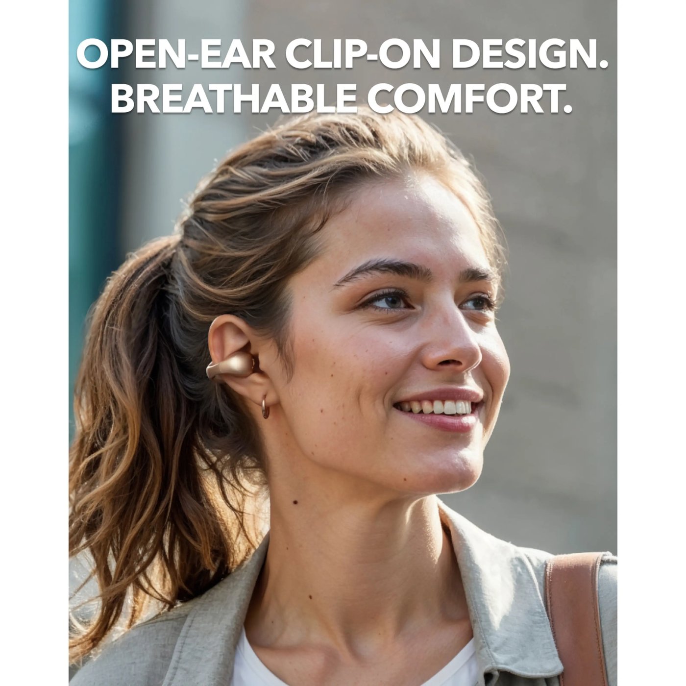 Soundcore C40i Desert-Bronze clip-on hodetelefoner