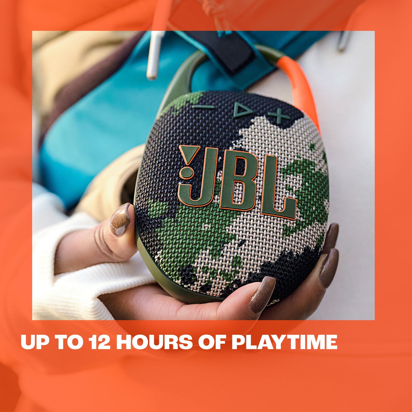 JBL Clip 5 Portabel Bluetooth-høyttaler Blå