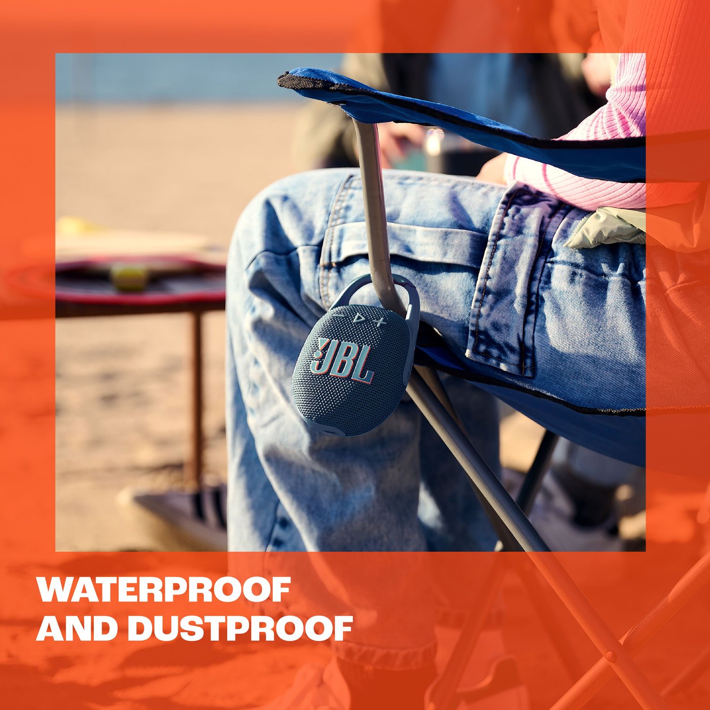 JBL Clip 5 Portabel Bluetooth-høyttaler Blå