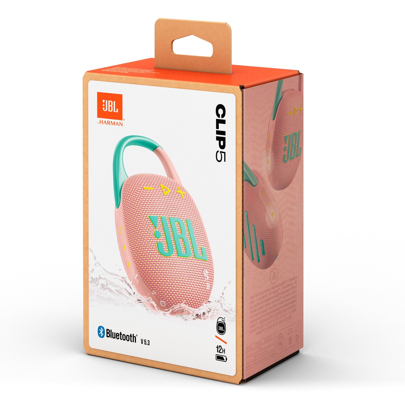 JBL Clip 5 Portabel Bluetooth-högtalare Rosa