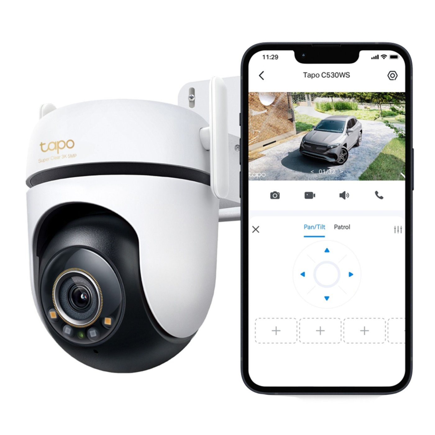TP-link Tapo C530WS Trådløst overvåkningskamera
