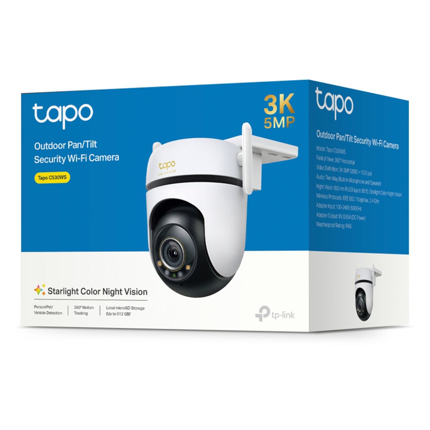 TP-link Tapo C530WS Trådløst overvåkningskamera