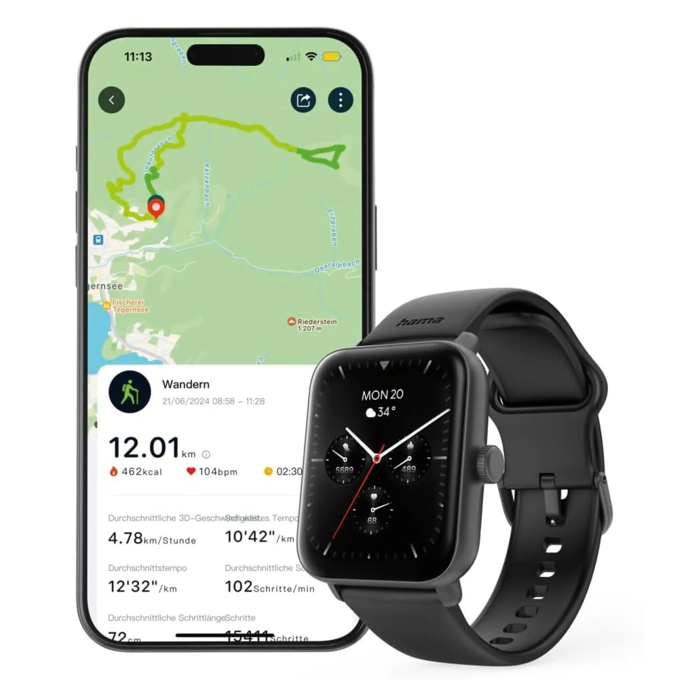 Hama 6010 smartklokke med GPS