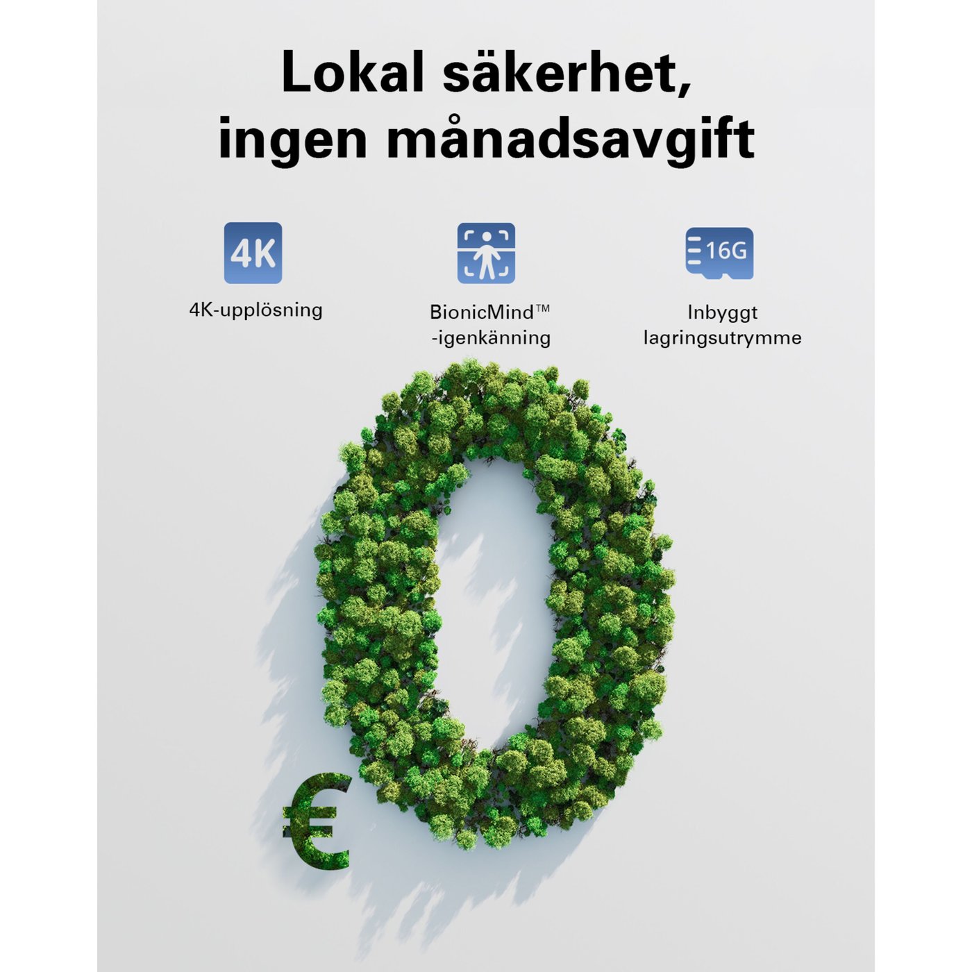 Eufy EufyCam 3 kit med solpanel 4 kameror