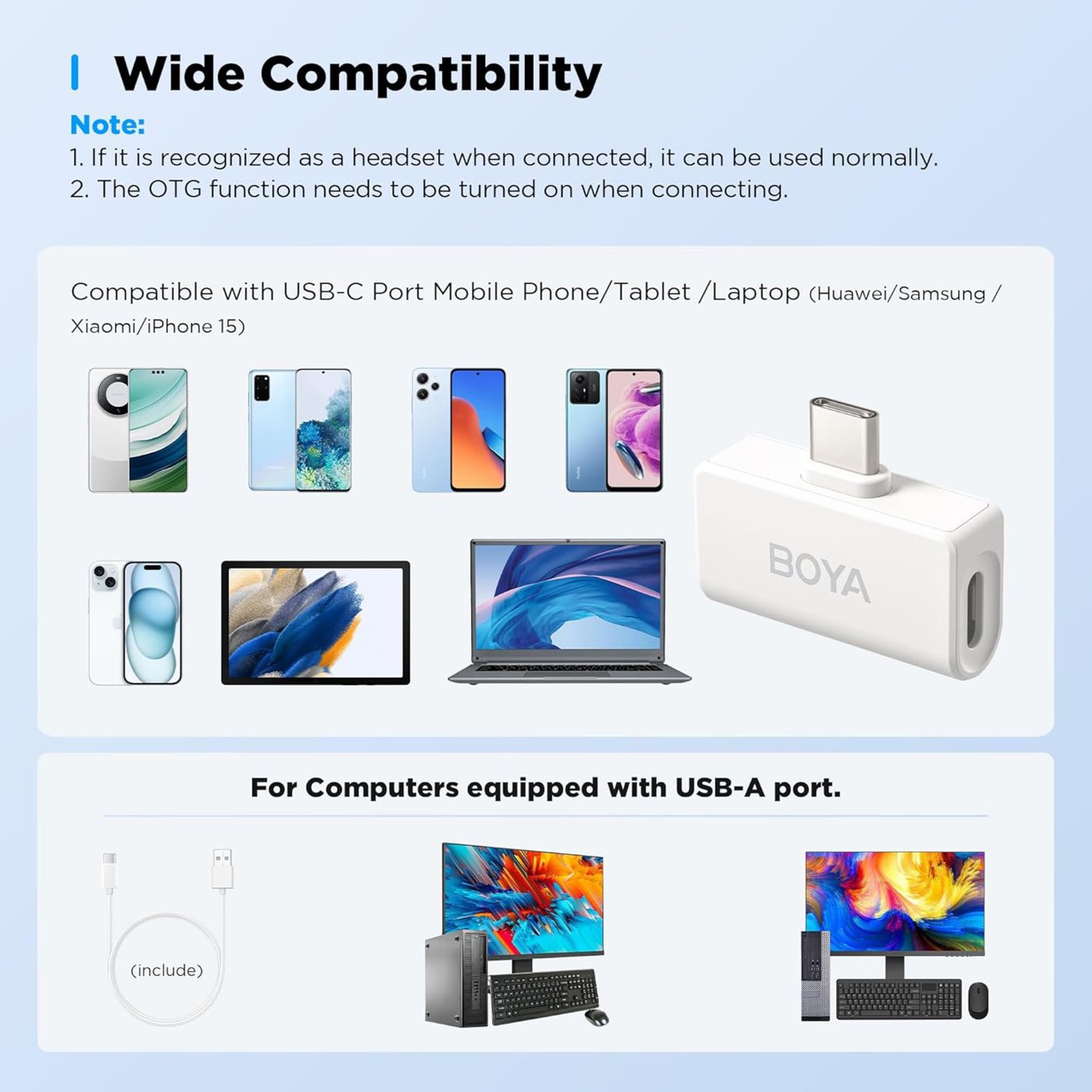 Boya Omic-U trådlös mikrofon