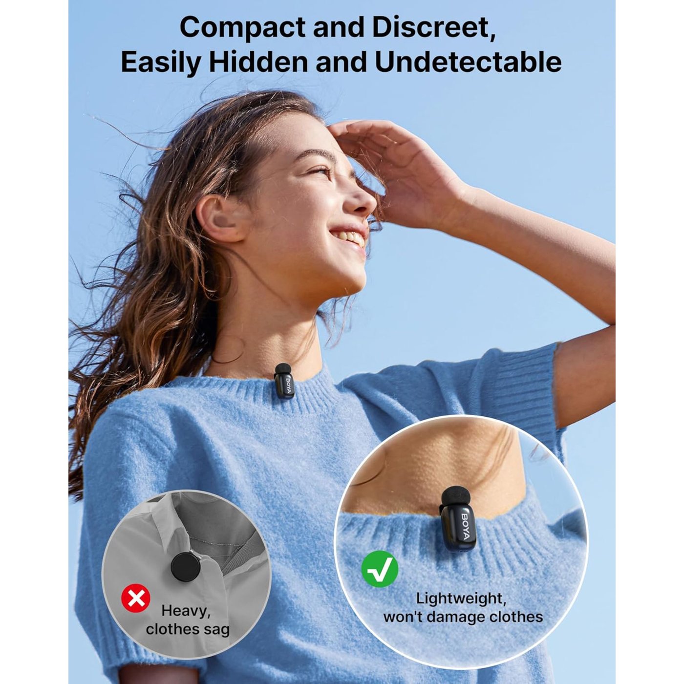 Boya Mini-14 trådlös mikrofon