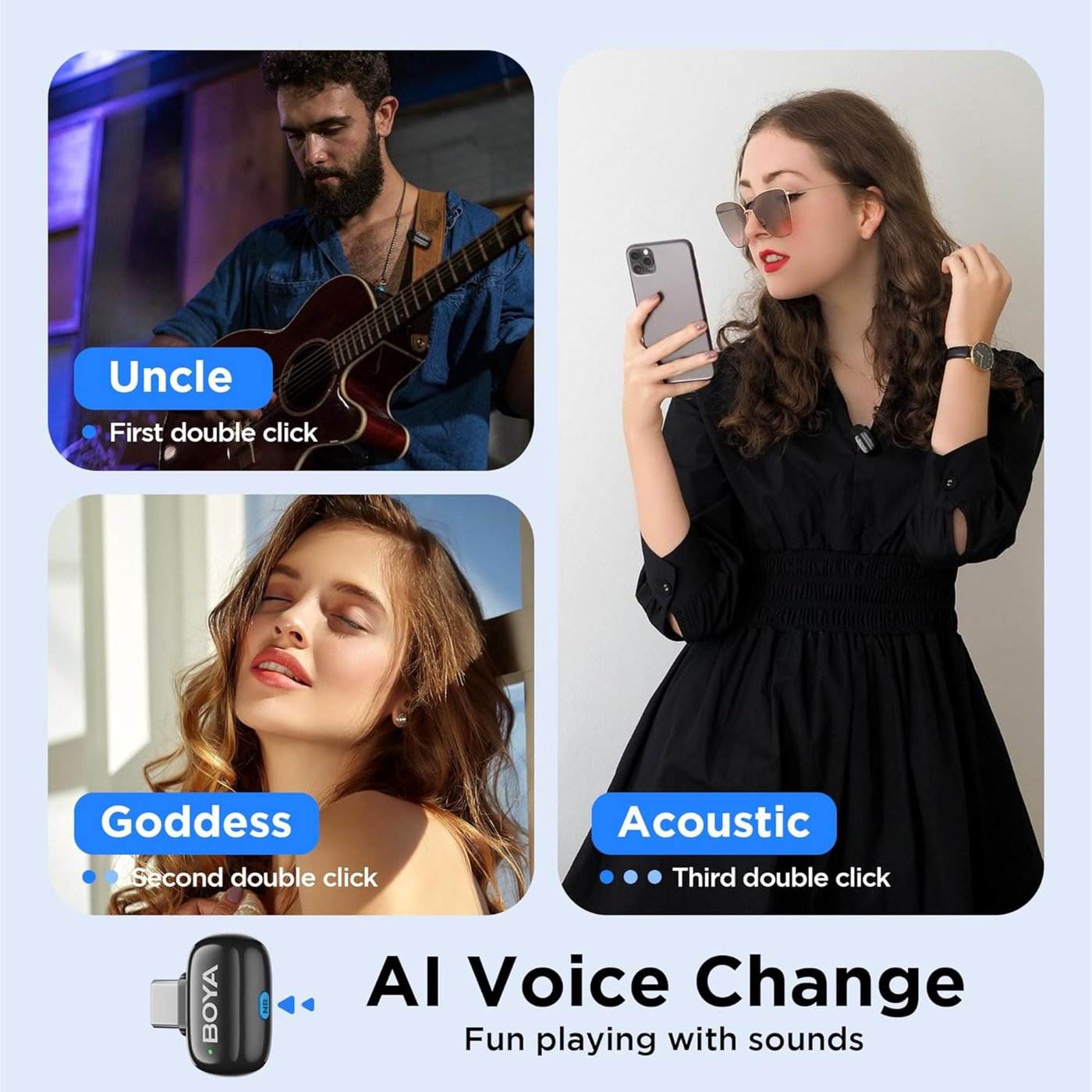 Boya Mini-14 trådlös mikrofon