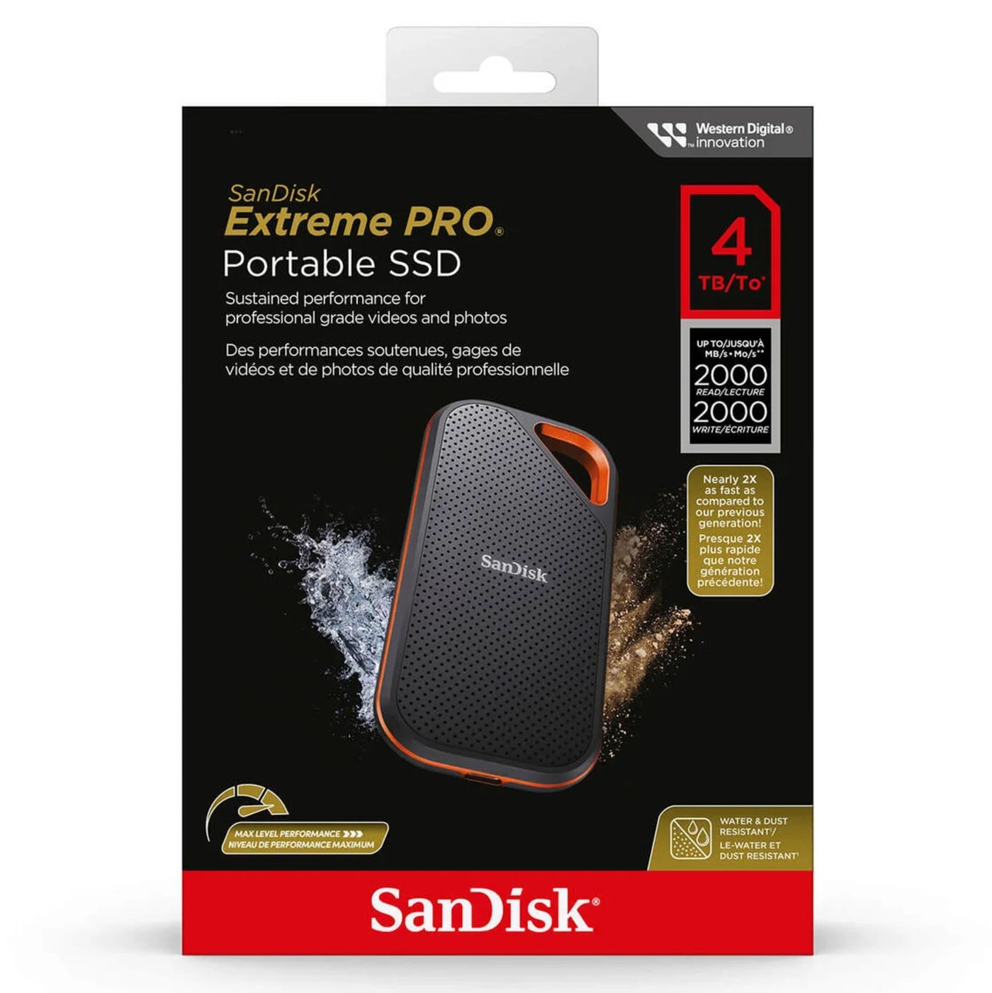 Sandisk Portable SSD Extreme PRO 4 TB