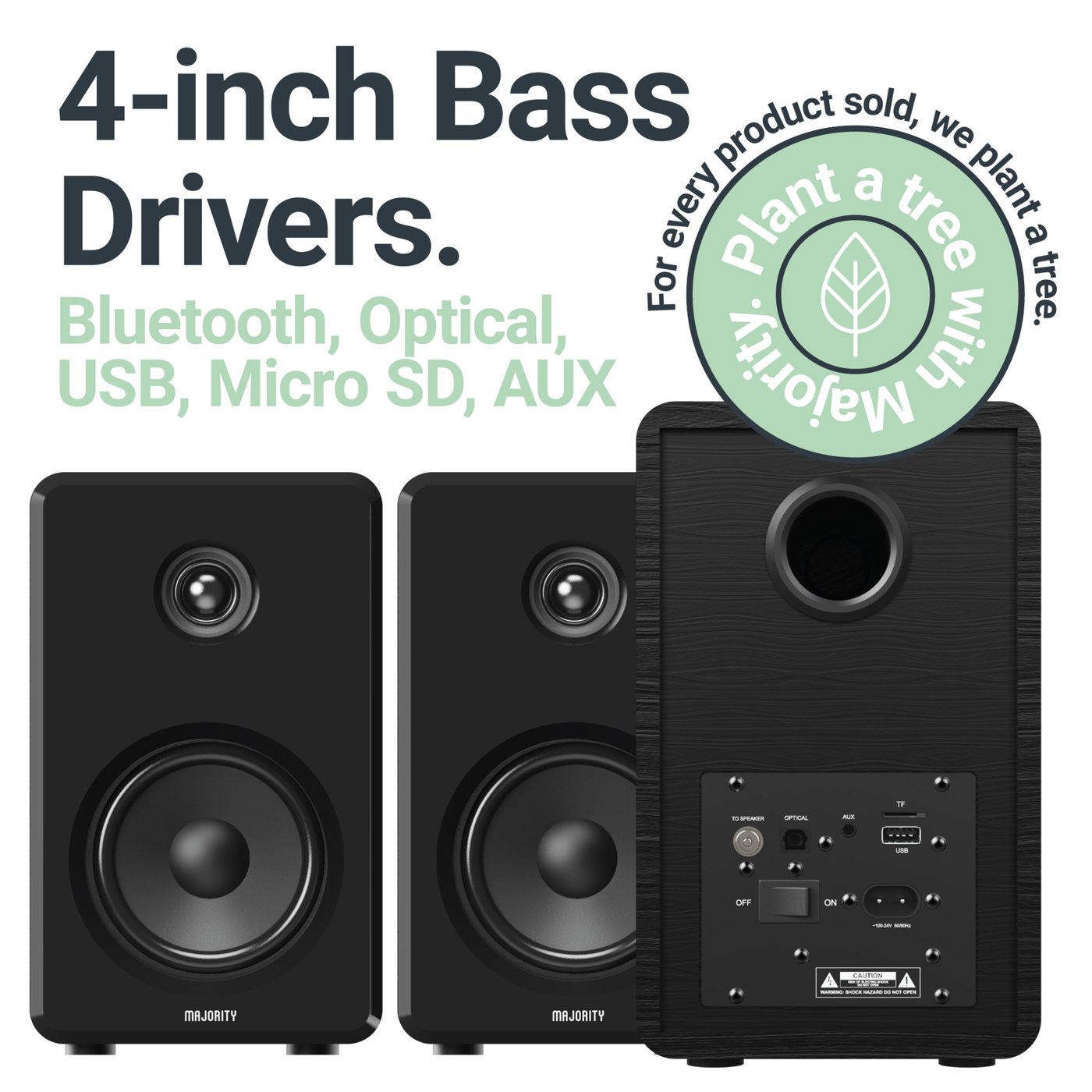 Majority D40 Aktive høyttalere