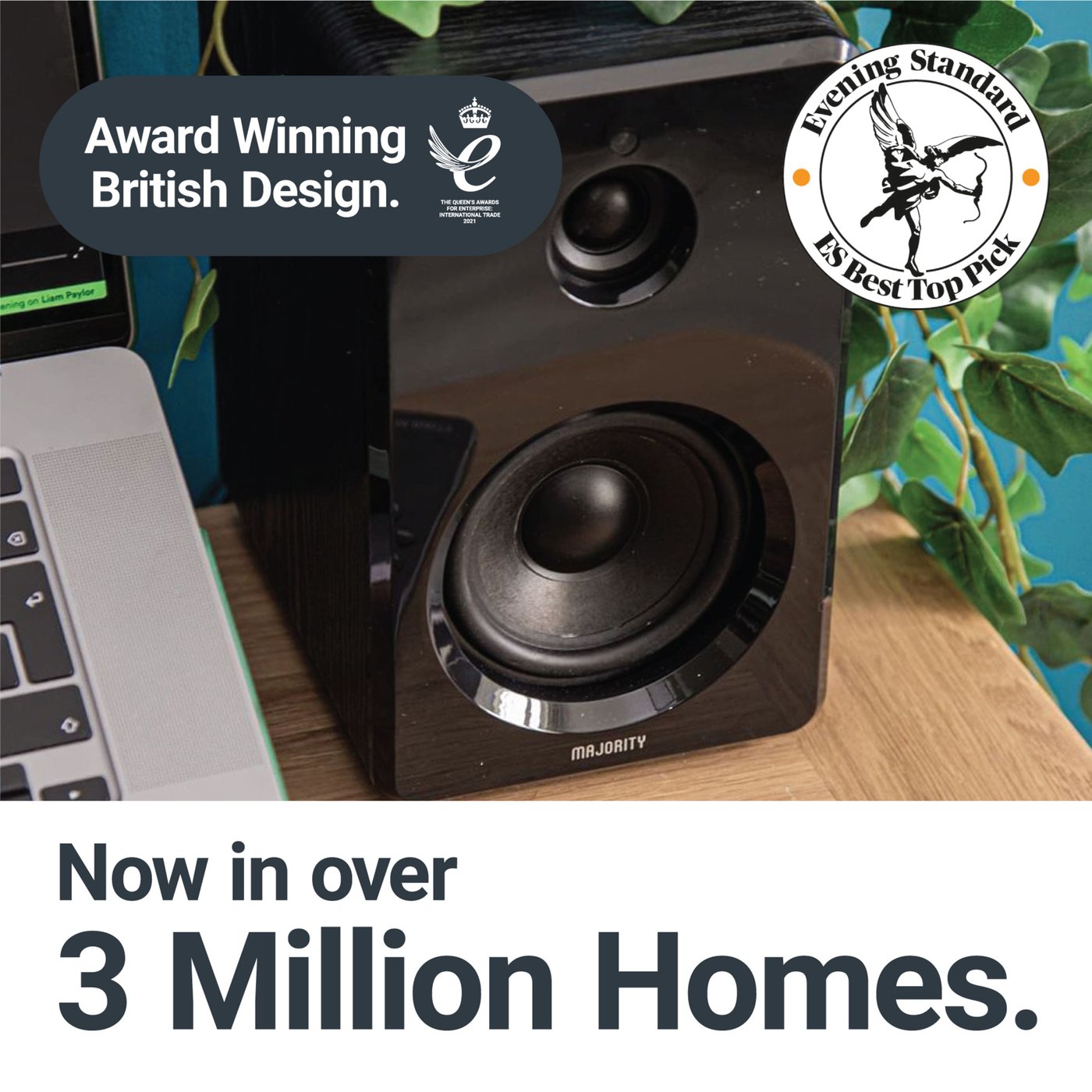 Majority D40 Aktive høyttalere