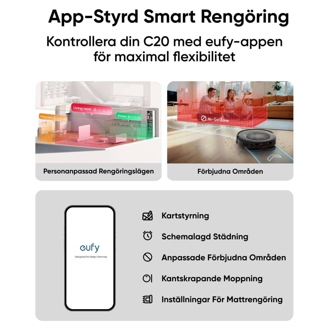 Eufy Omni C20 robotdammsugare