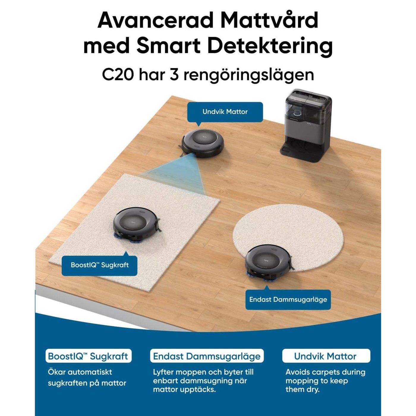 Eufy Omni C20 robotdammsugare