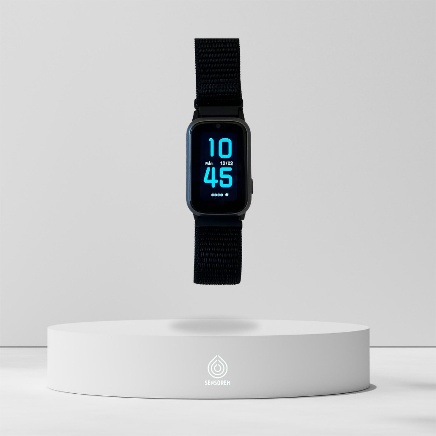 Sensorem Klokke med trygghetsalarm - Svart