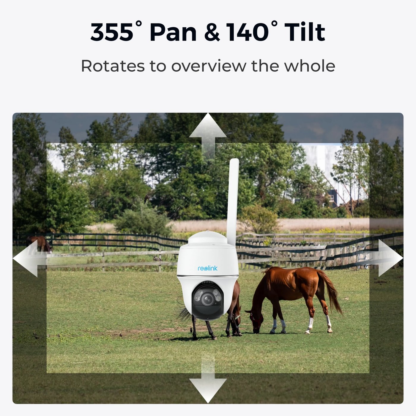 Reolink Go Series G430 - Utendørs 4G LTE Kamera 2K