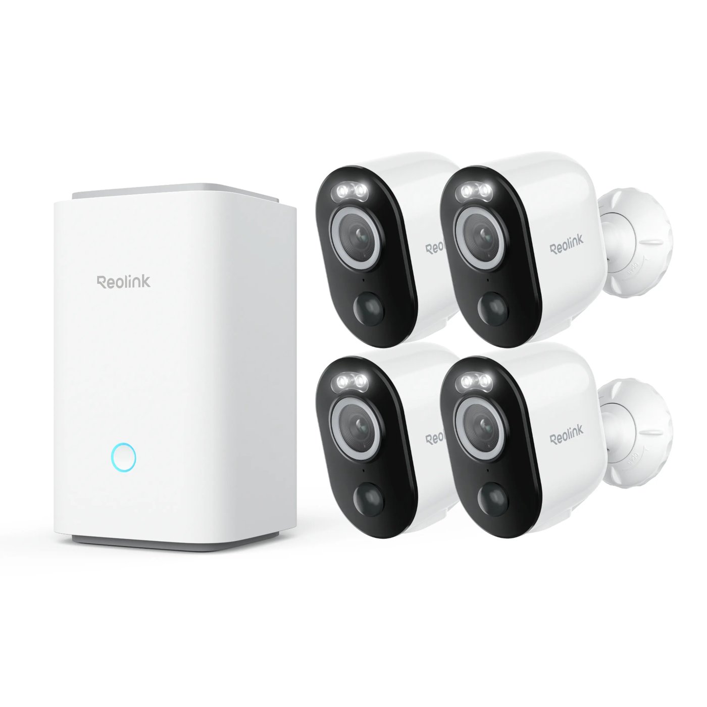 Reolink Home Hub med 4x Argus 3 Ultra 4K-kameror