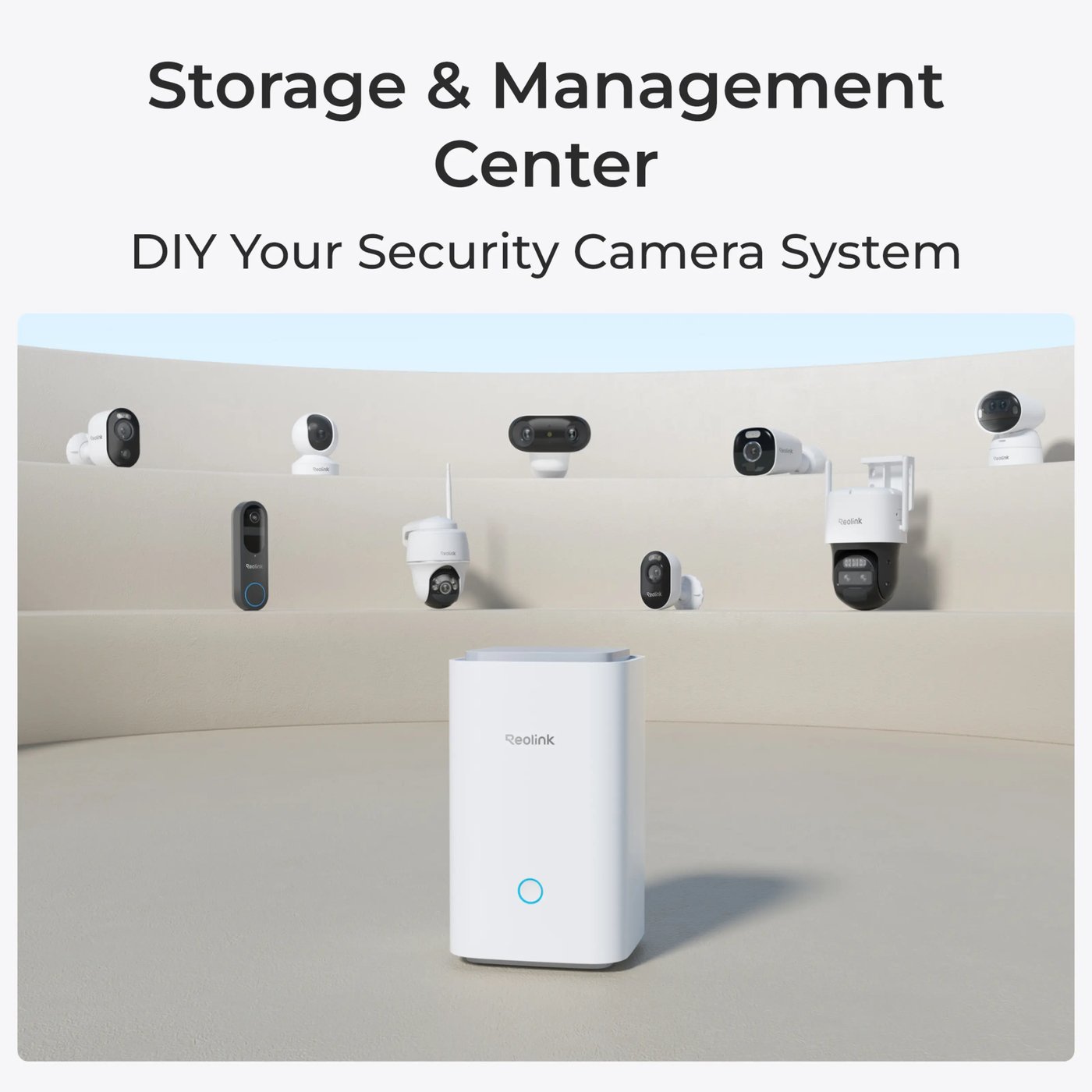 Reolink Home Hub med 4x Argus 3 Ultra 4K-kamera