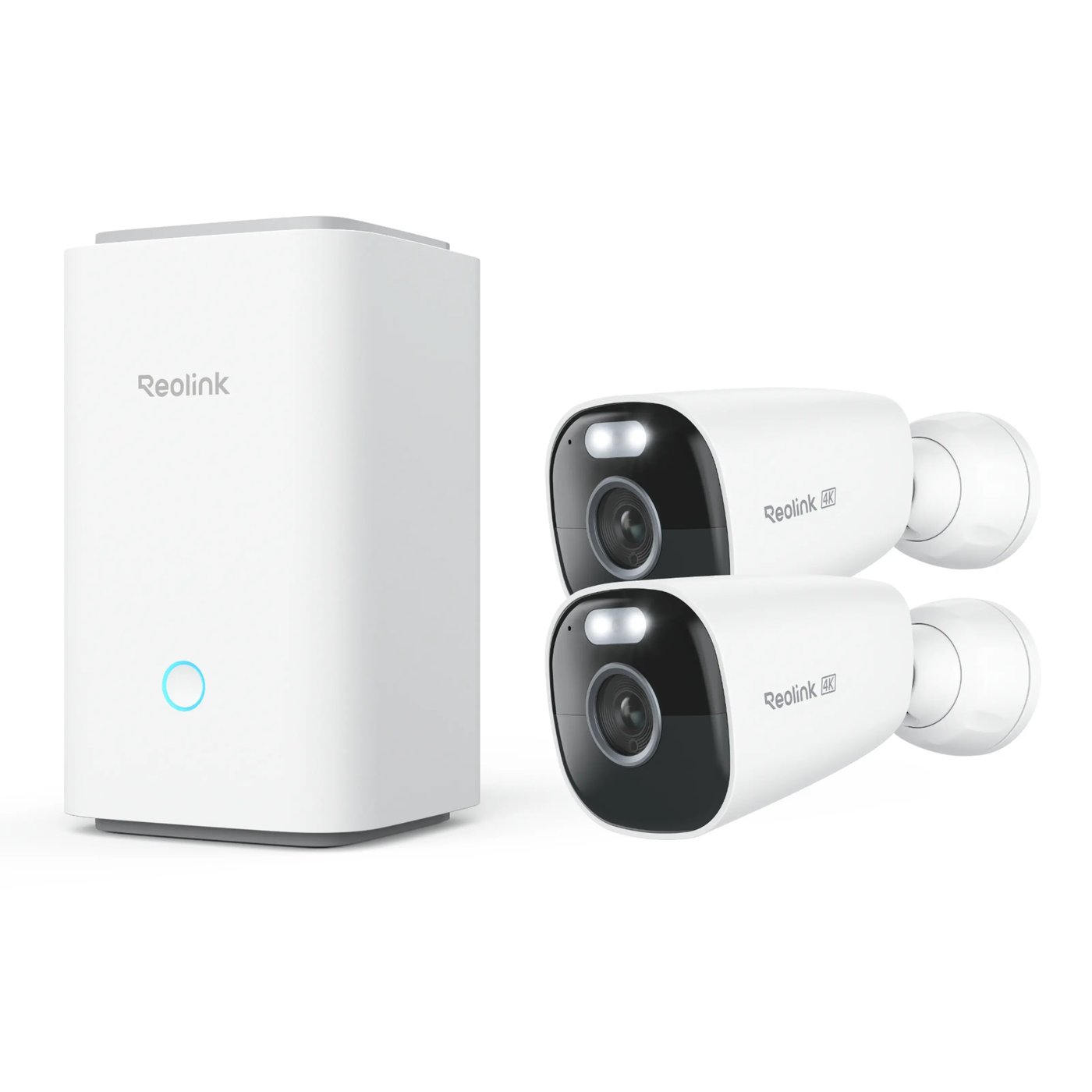 Reolink Home Hub med 2x Argus Eco Ultra 4K-kamera