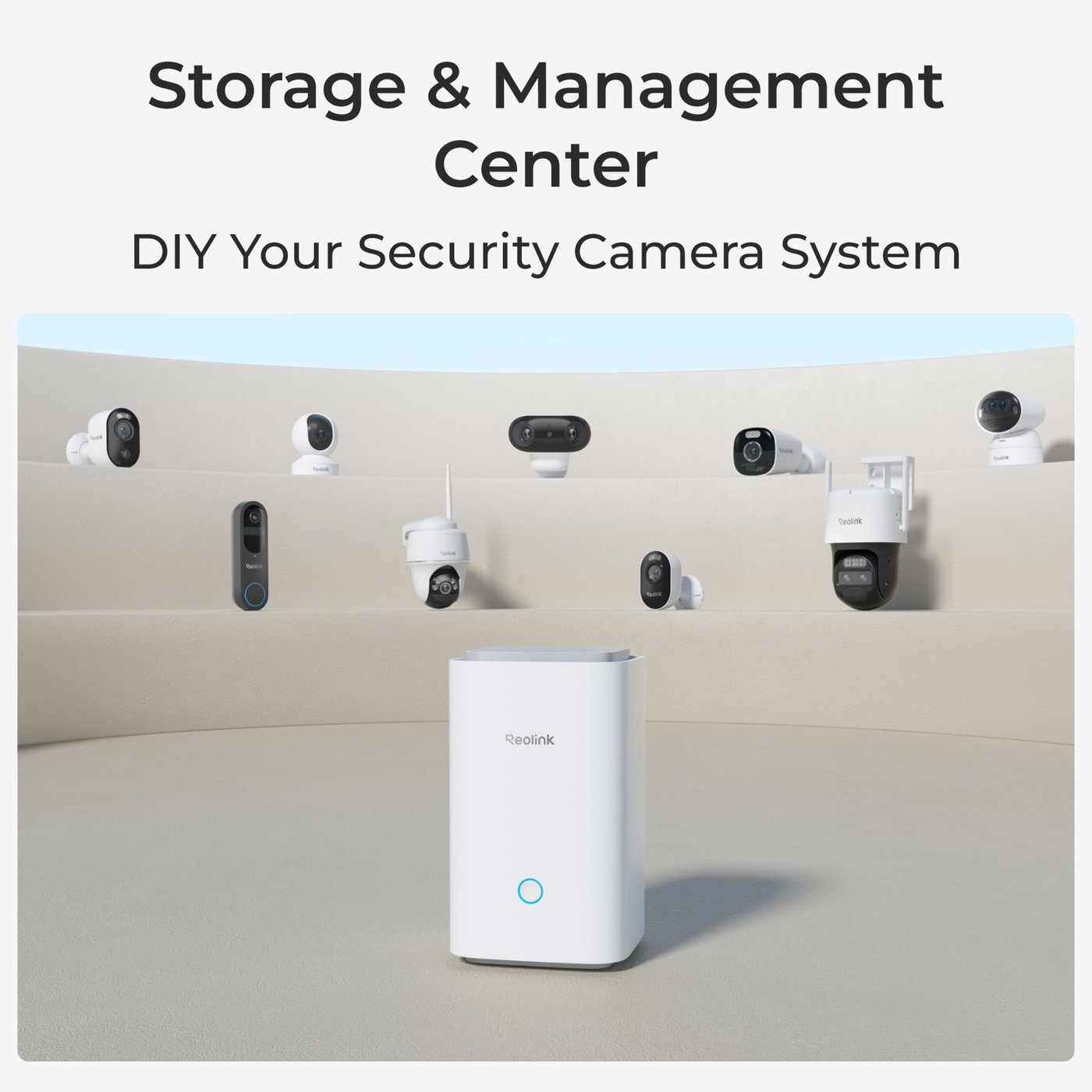 Reolink Home Hub med 2x Argus Eco Ultra 4K-kamera