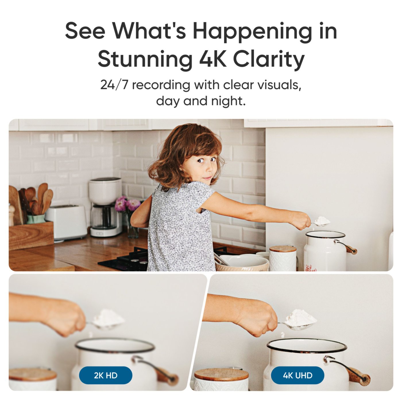 Eufy Indoor cam E30 trådløst overvåkningskamera 4K