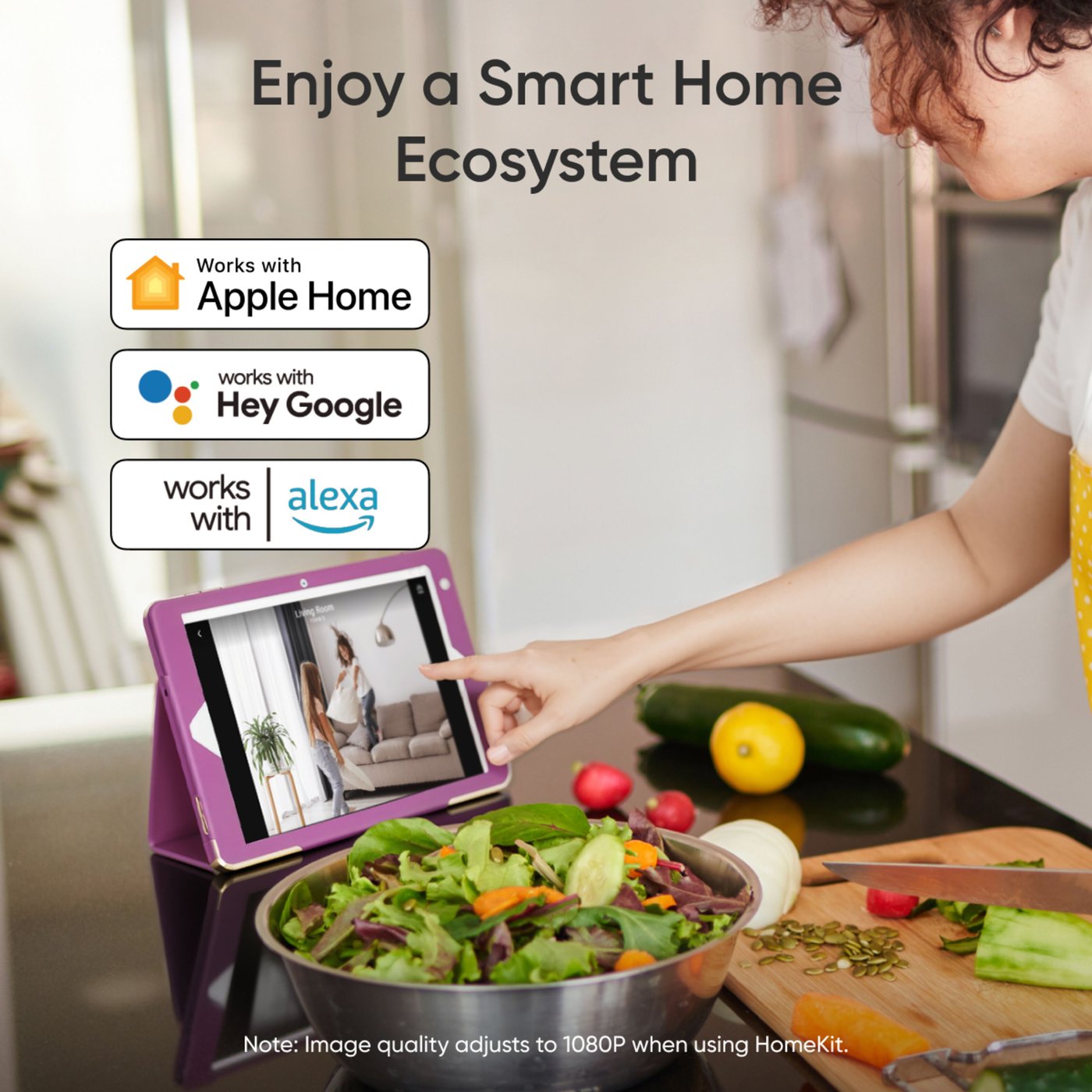 Eufy Indoor cam E30 trådløst overvåkningskamera 4K