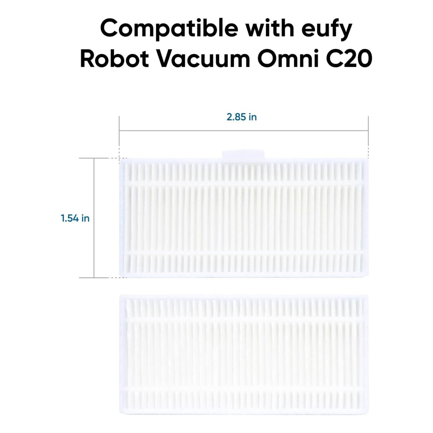 Eufy Tvättbara filter för Omni C20 (2-pack)