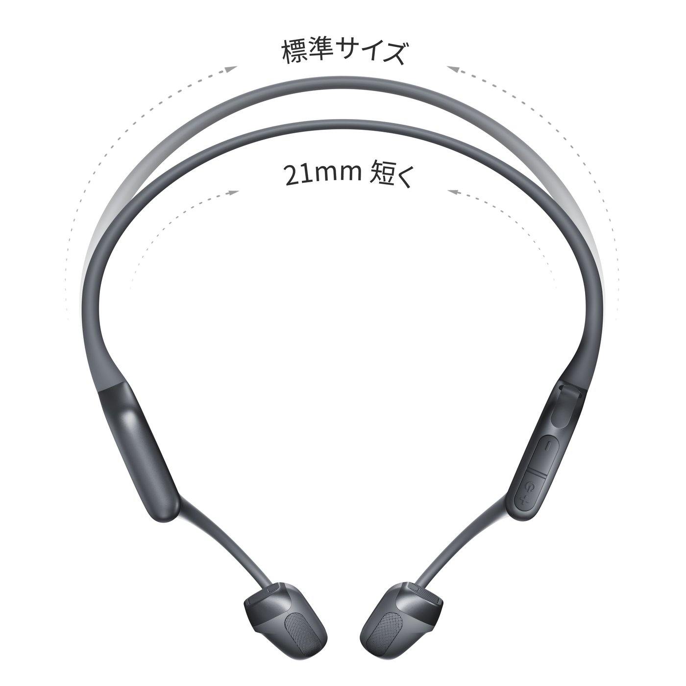 Shokz OpenRun Pro 2 Mini Trådlösa hörlurar Svart