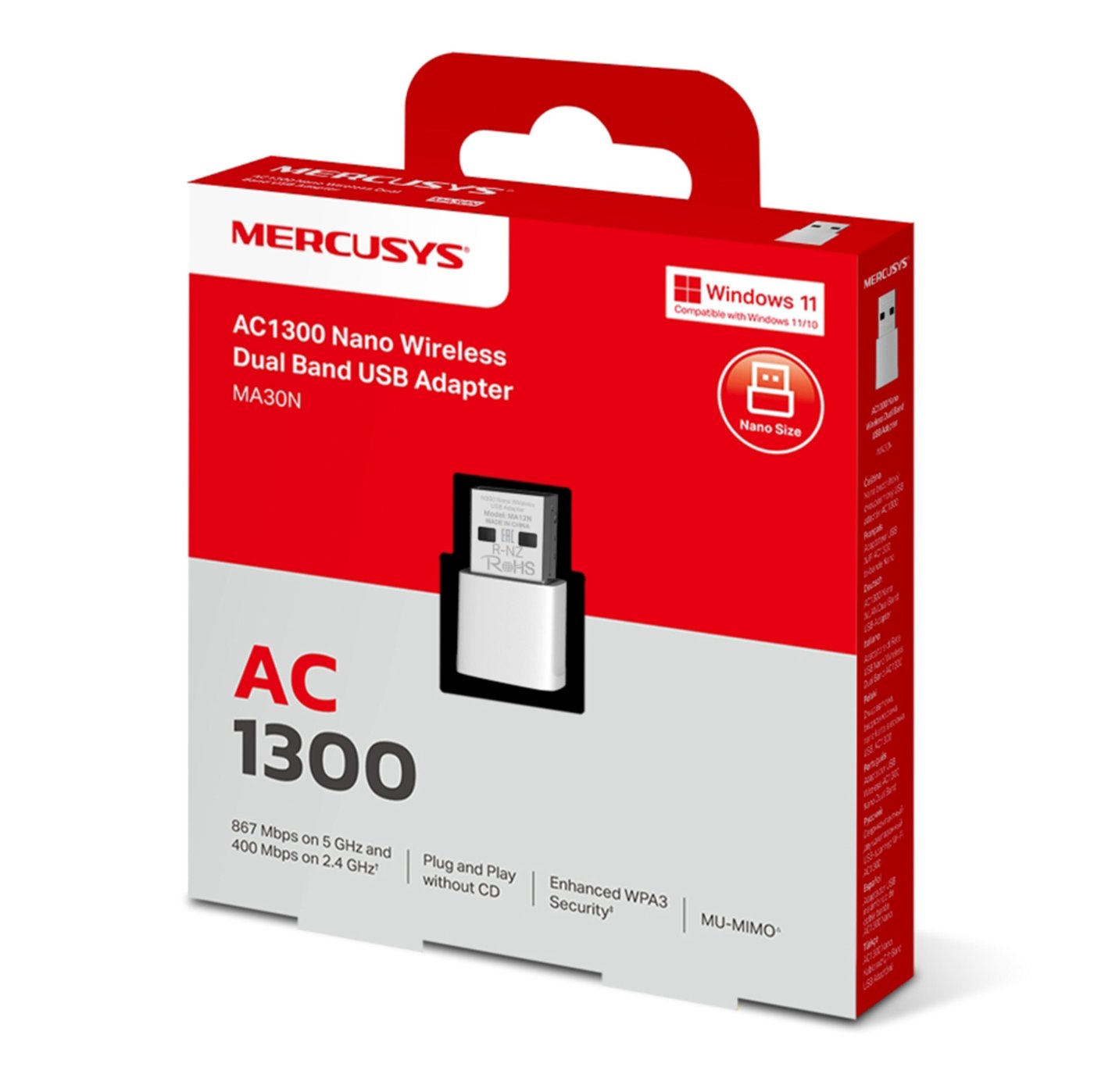 Mercusys MA30N USB-nettverksadapter