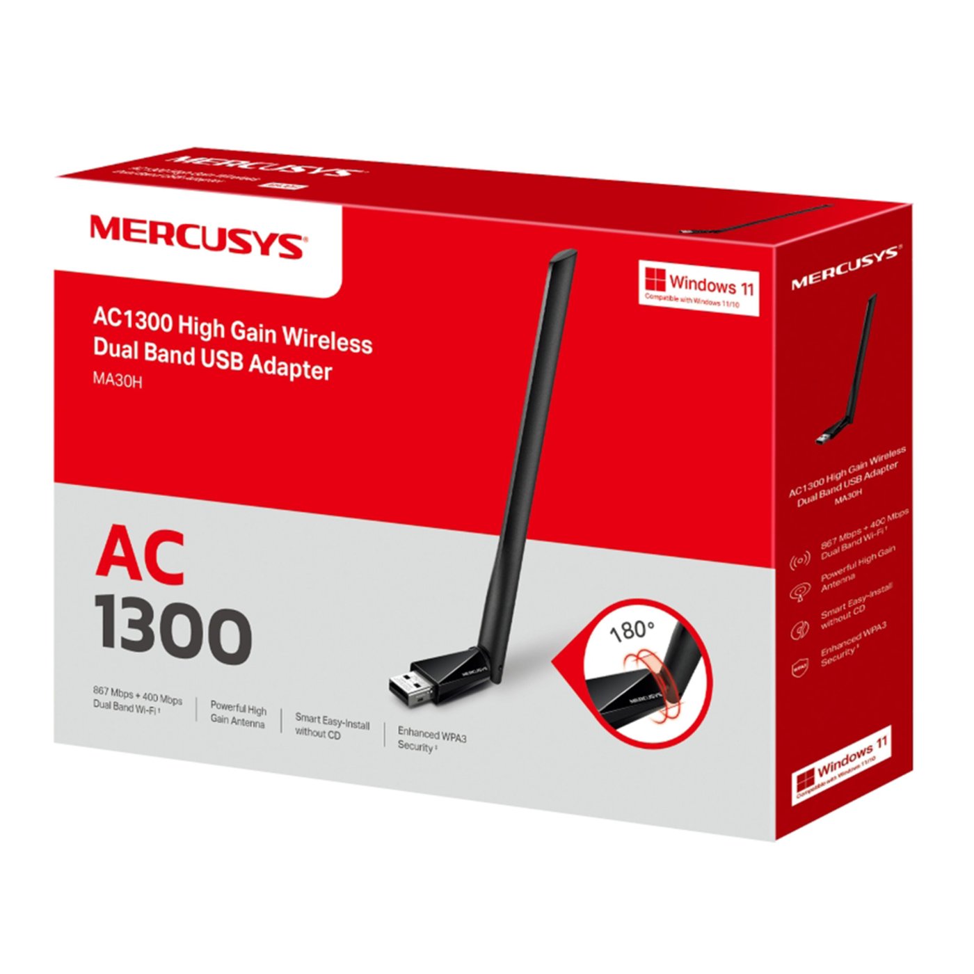 Mercusys MA30H USB nettverksadapter