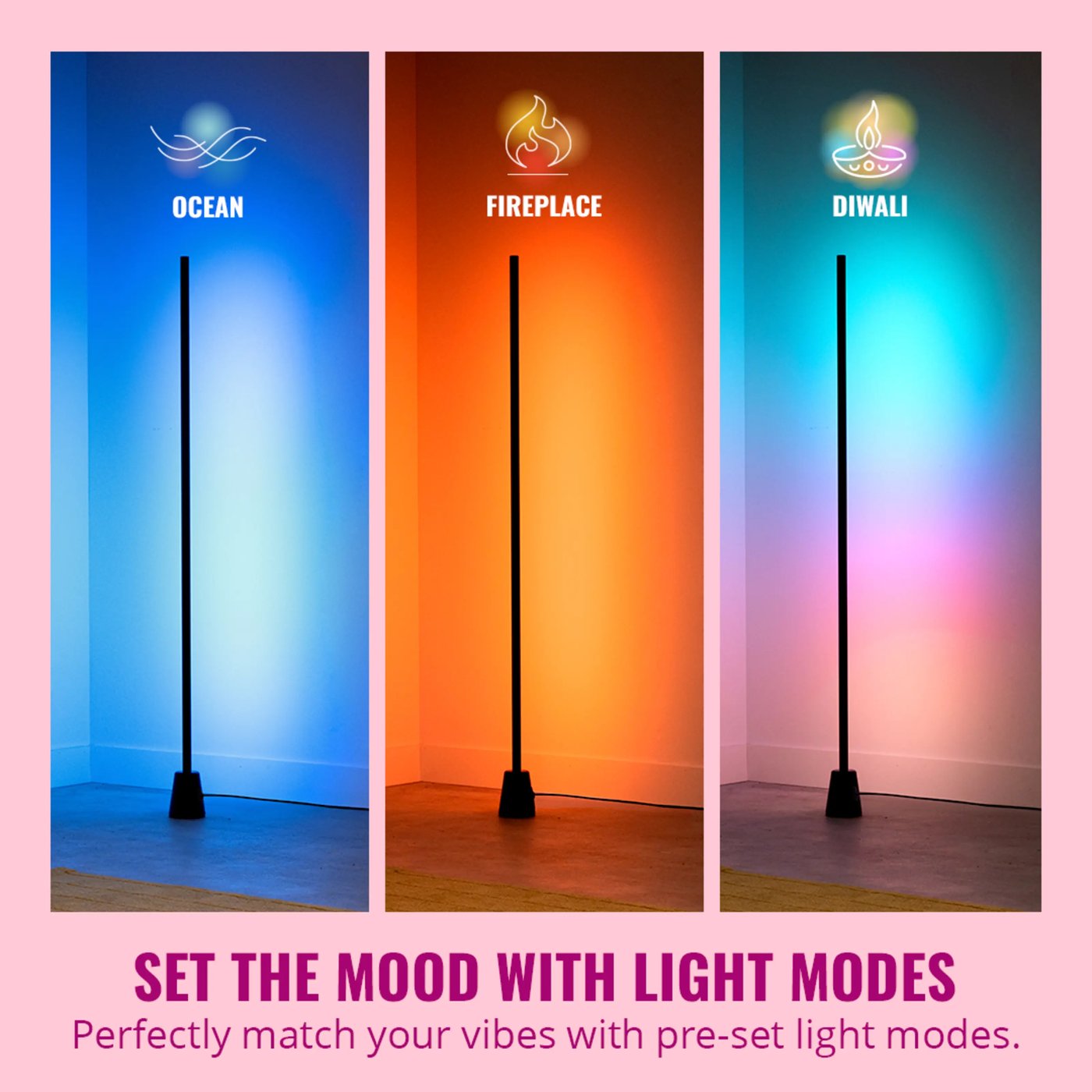 WiZ Gradient floor lamp RGBIC Golvarmatur