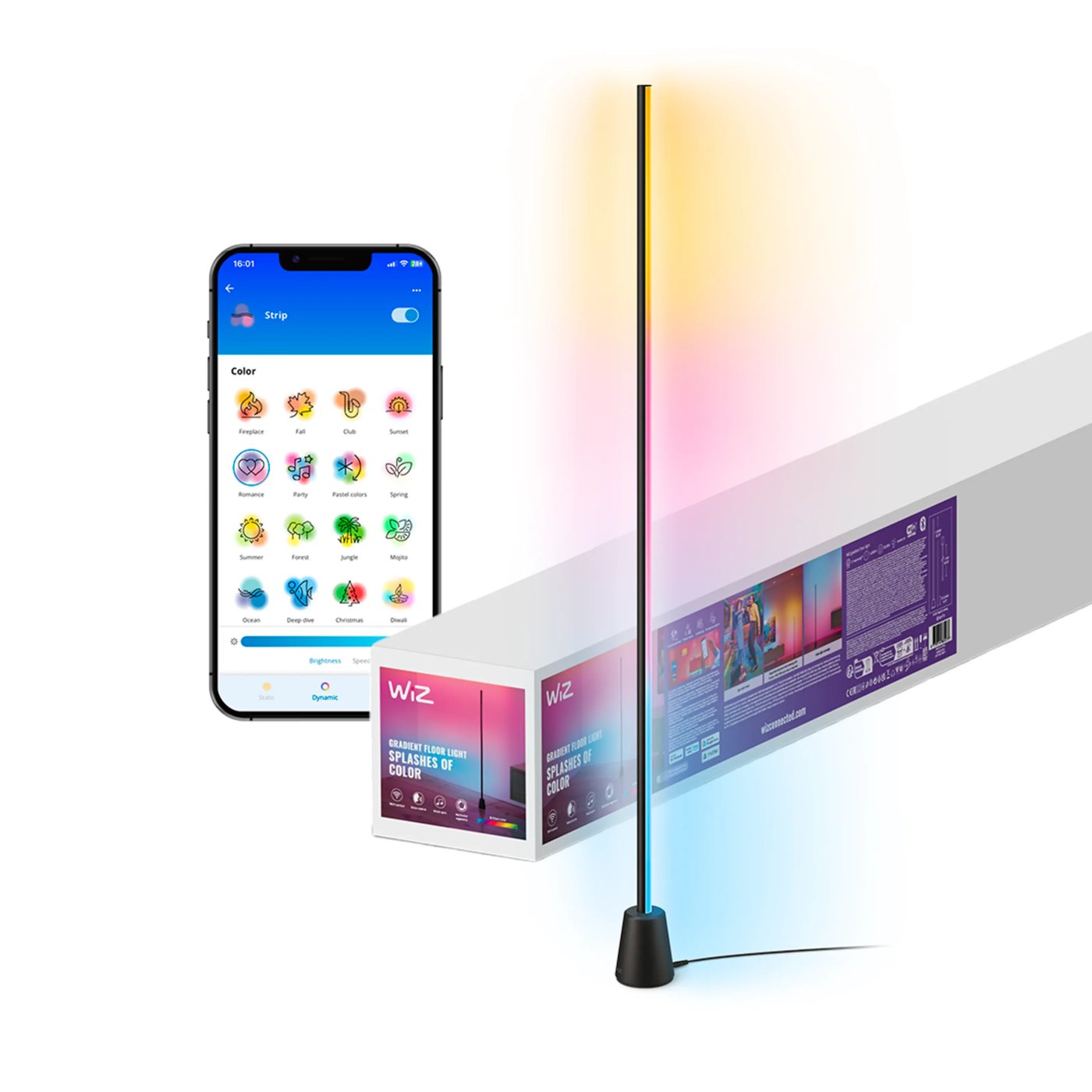 WiZ Gradient floor lamp RGBIC Golvarmatur