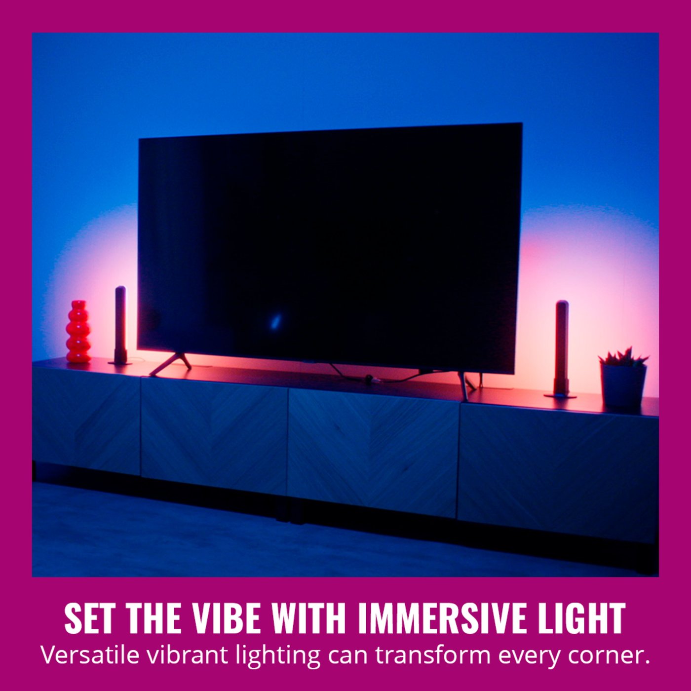 WiZ Gradient Light Bars RGBIC 2-pk.