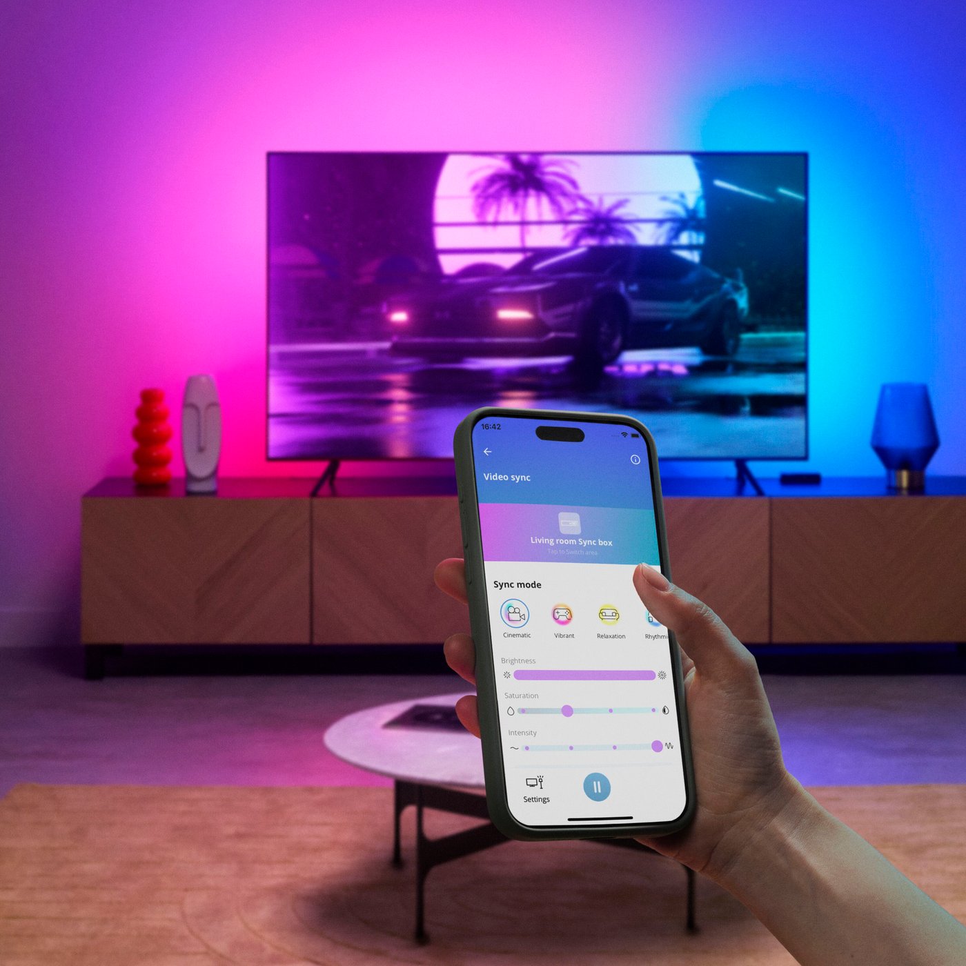 WiZ Sync box starter kit 55"-65"