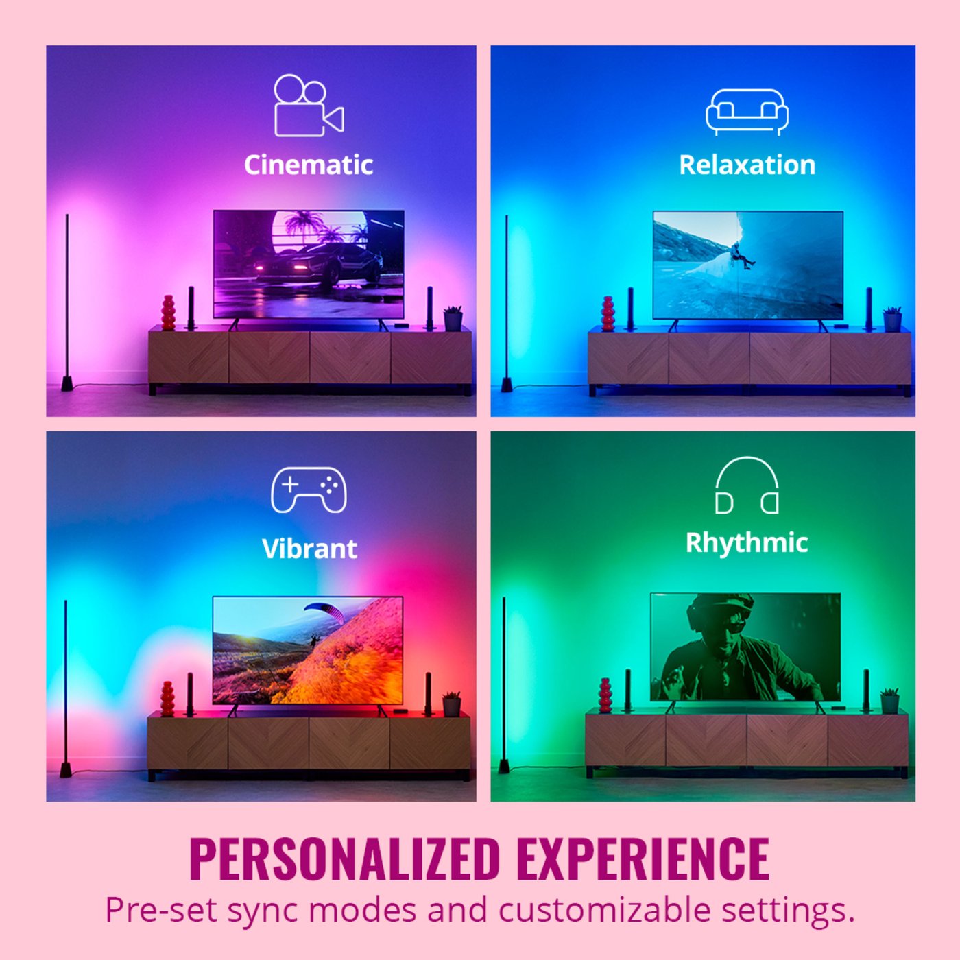 WiZ Sync box starter kit 75"-85"