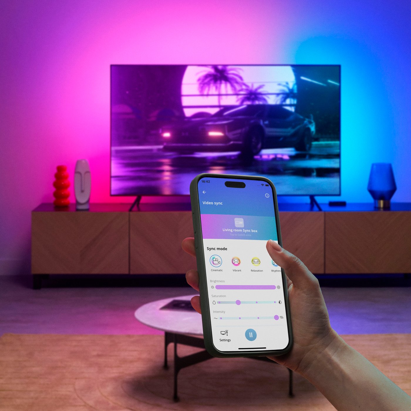 WiZ Sync box starter kit 75"-85"