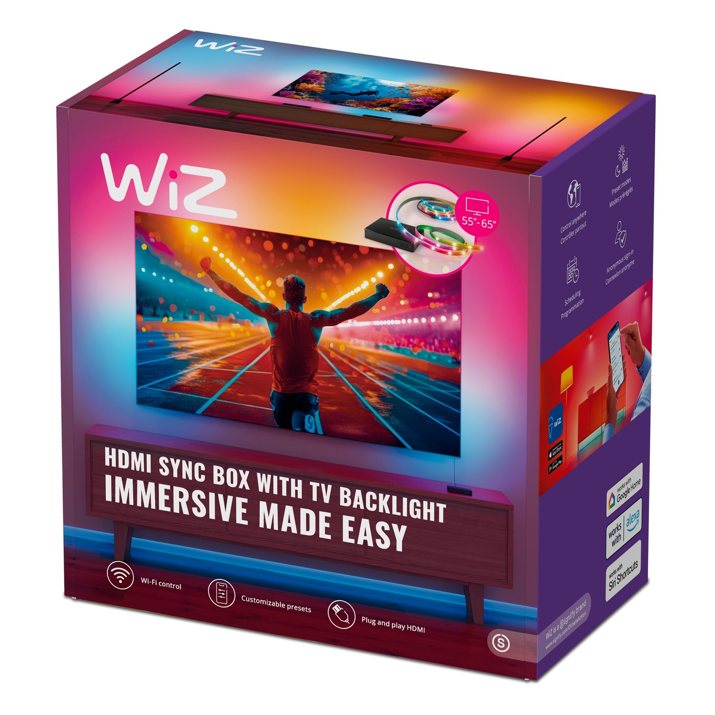 WiZ Sync box starter kit 75"-85"