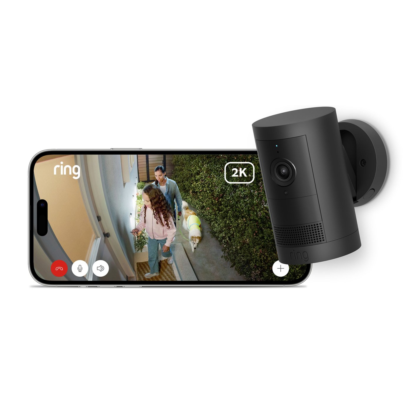 Ring Outdoor Camera Plus Battery Svart