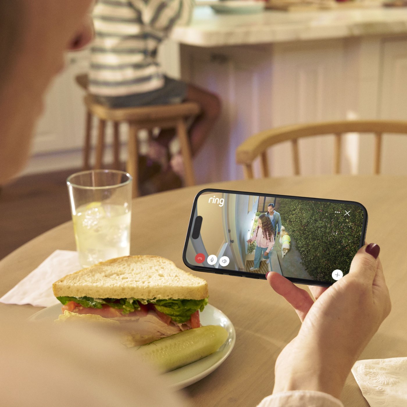 Ring Outdoor Camera Plus Battery Svart