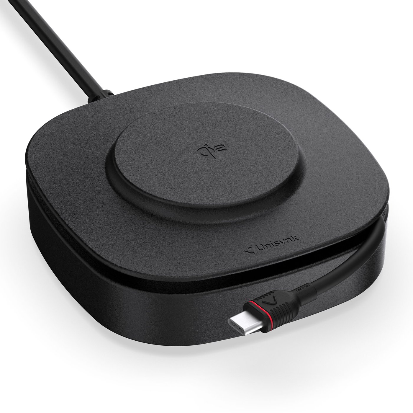 Unisynk USB-C Laptop/Qi2 2-i-1-laddare 80W